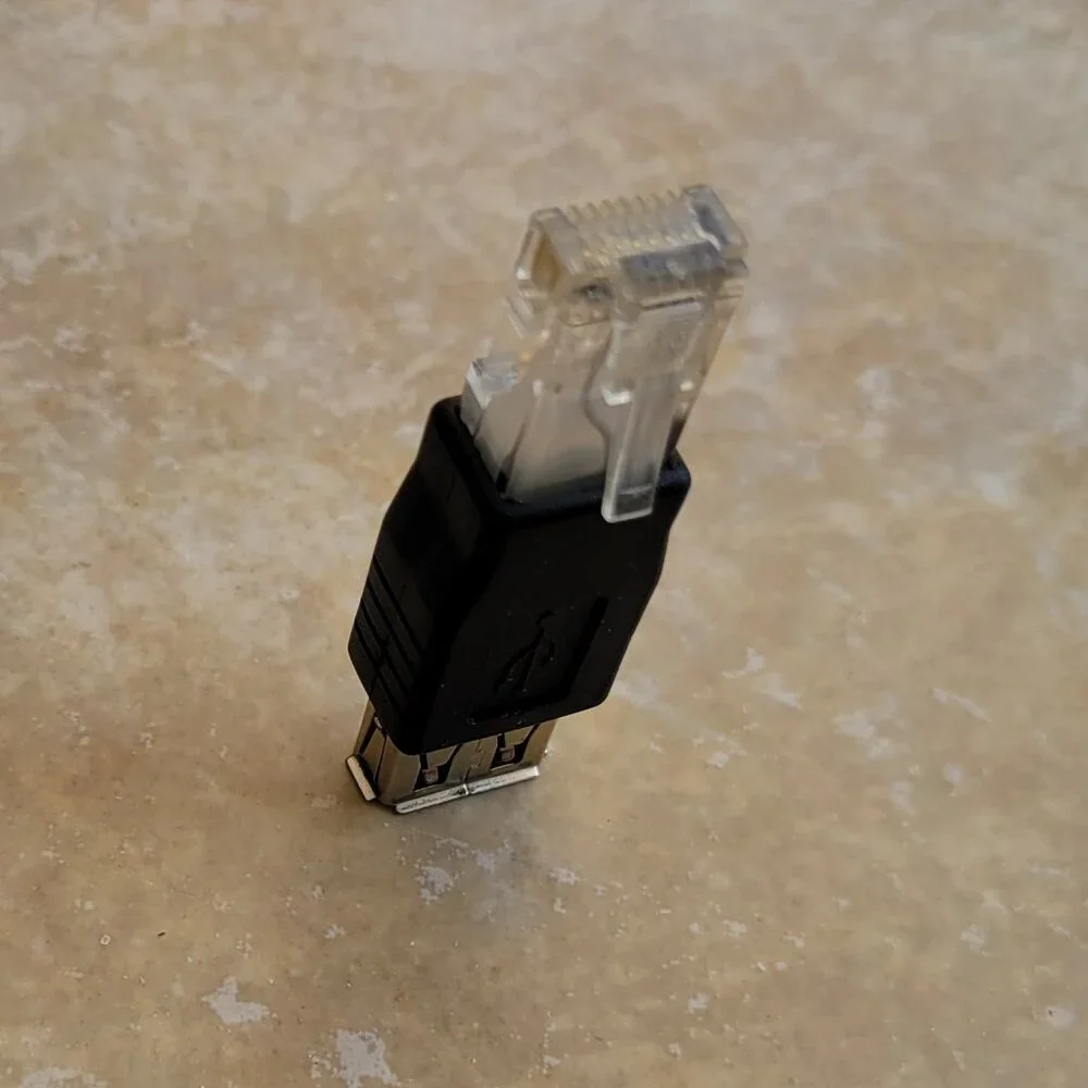USB A Female to RJ-45 Male Adapter